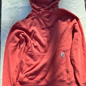 Carhartt Orange Hoodie Small Perfect Condition